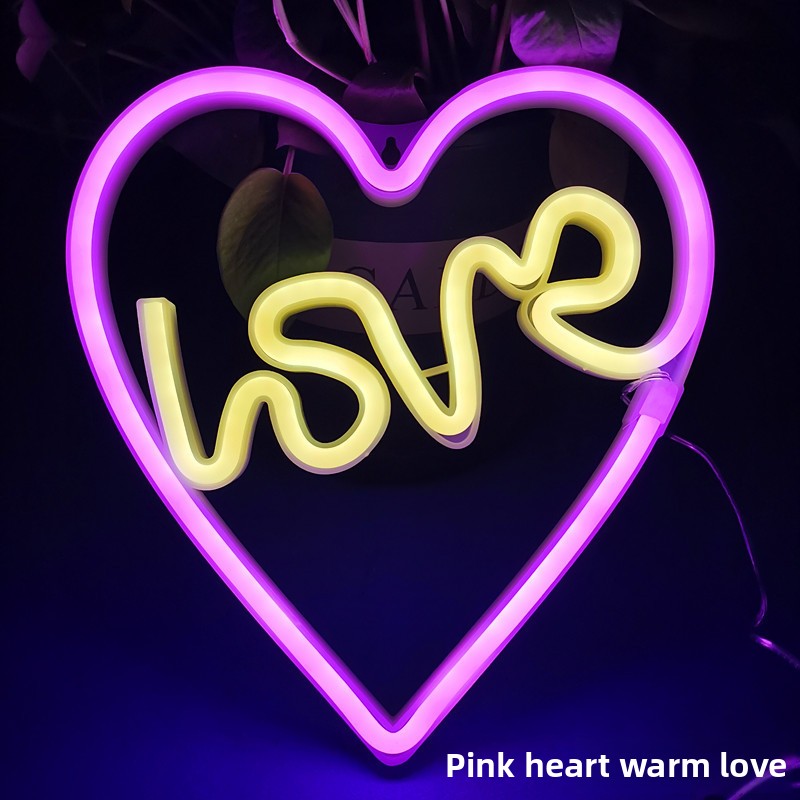 LED Neon LOVE Light for Party Decorations