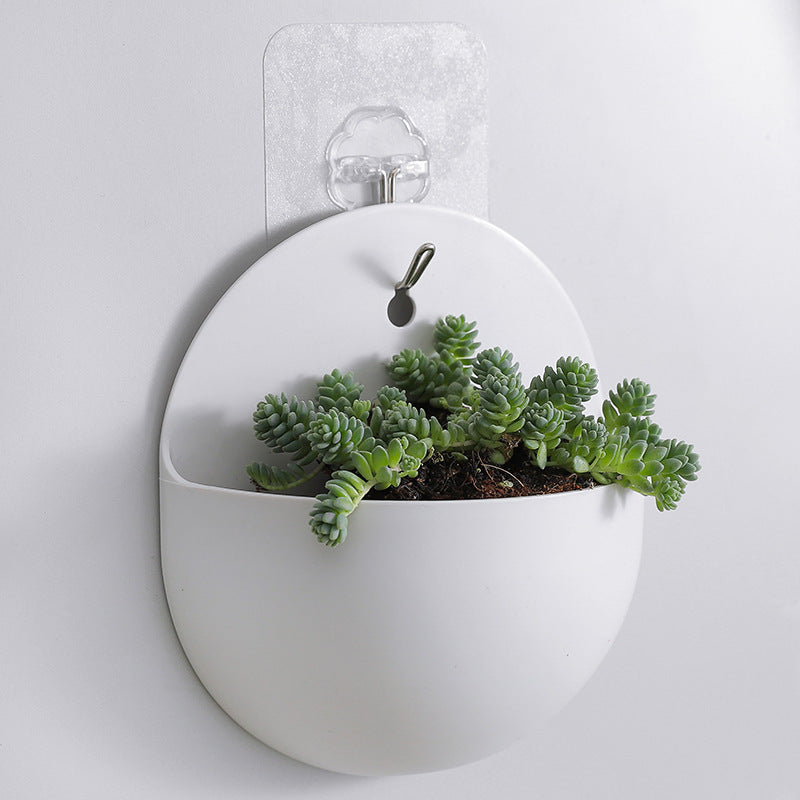 Home hydroponic wall-mounted flower pot
