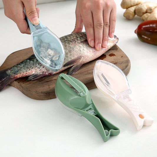 Manual Fish Scaler with Cover