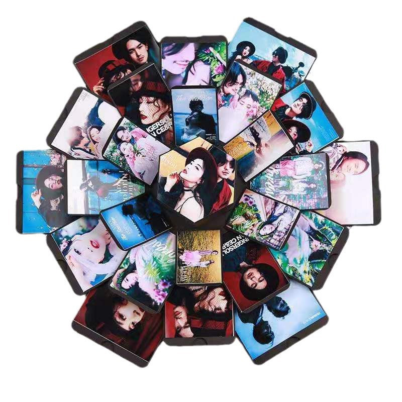 Hexagonal DIY Explosion Photo Album Gift Box